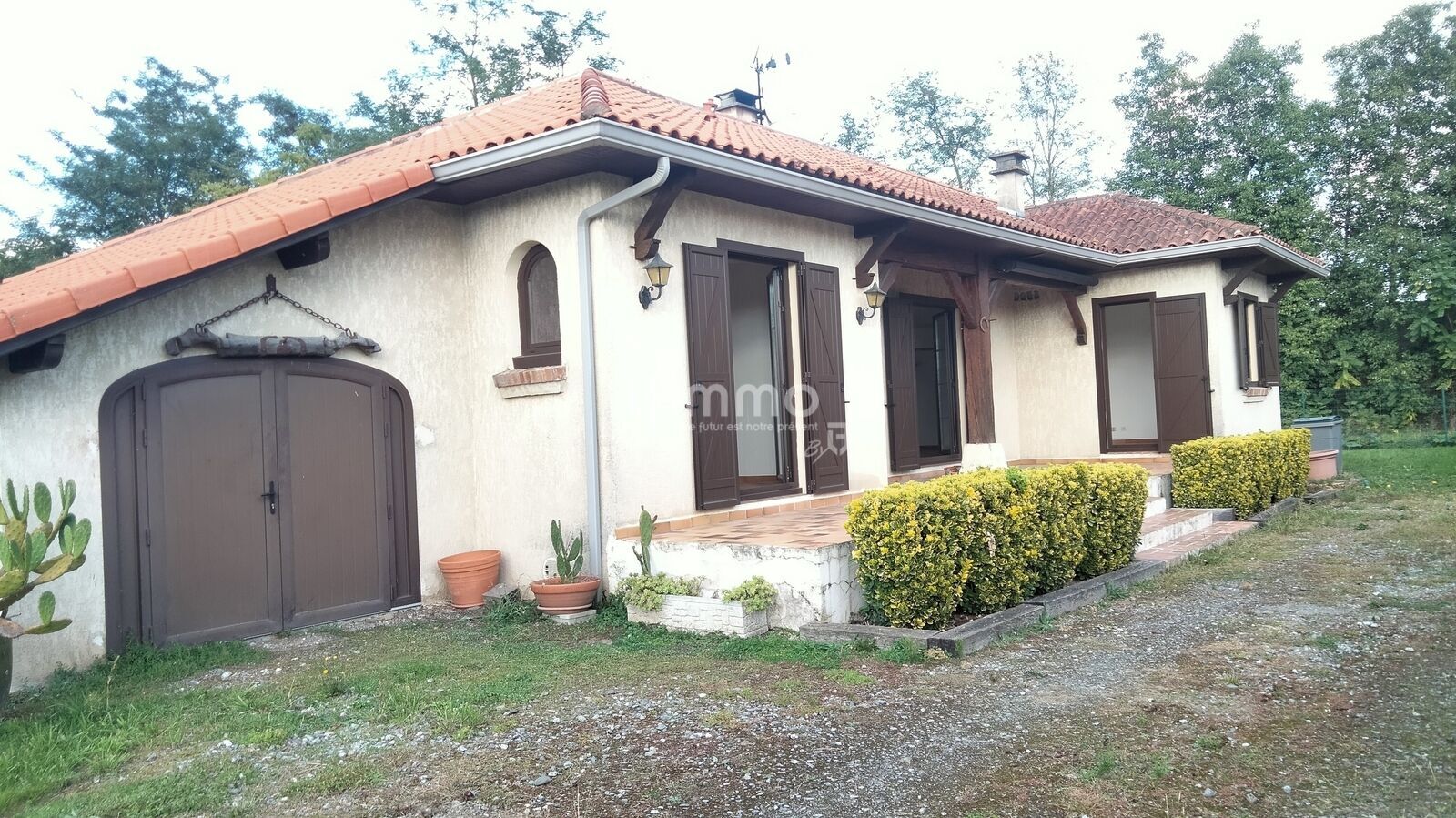 Maison plain pied Andrest - façade sud