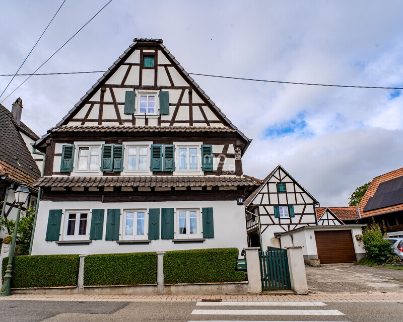 Belle maison alsacienne avec dépendance sur un terrain de 10 ares  - Img 9567