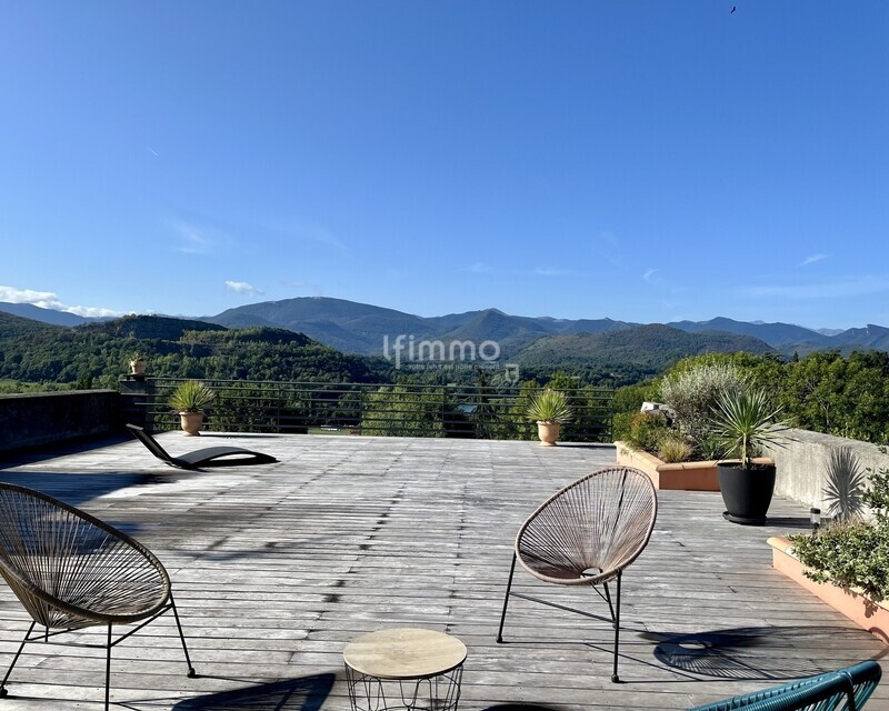 Maison familiale avec vue panoramique sur les Pyrénées  - Img 6758