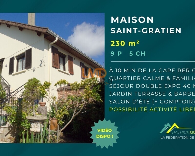 Maison familiale au calme de Saint-Gratien - 1