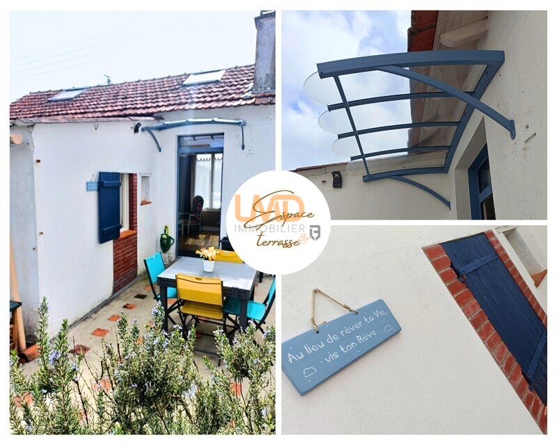 Charmante maison - Quartier La Birochère - Gourmalon - Pornic 37 m  - espace terrasse