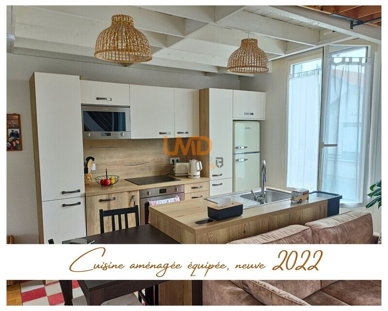 Charmante maison - Quartier La Birochère - Gourmalon - Pornic 37 m  - espace cuisine