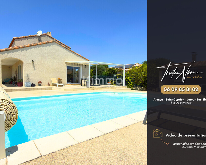 Villa 4 faces de 113 m2 - 4 chambres - piscine - Latour-Bas-Elne - Copie de desremeaux - 1