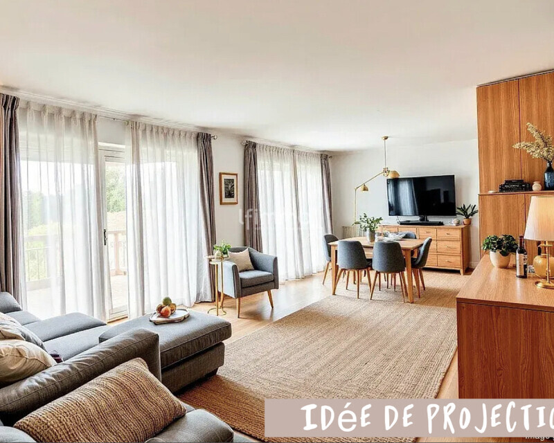 Appartement traversant 4 pièces 95m², balcon, garage et cave  - 5597b989-f3d7-438d-a5f2-de718cc82998