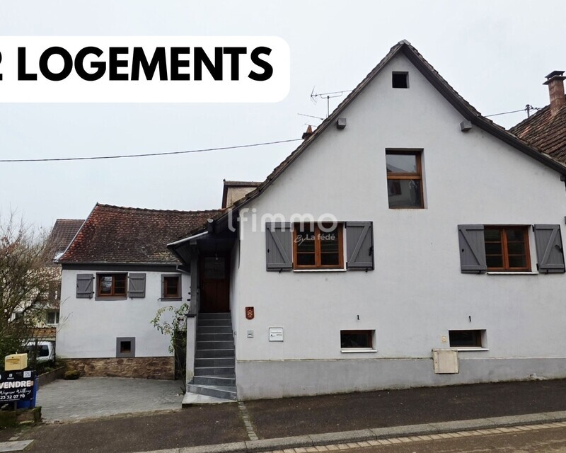 1 propriété, 2 logements 140 et 60 m2 Barr - Copie de projection bahar barr