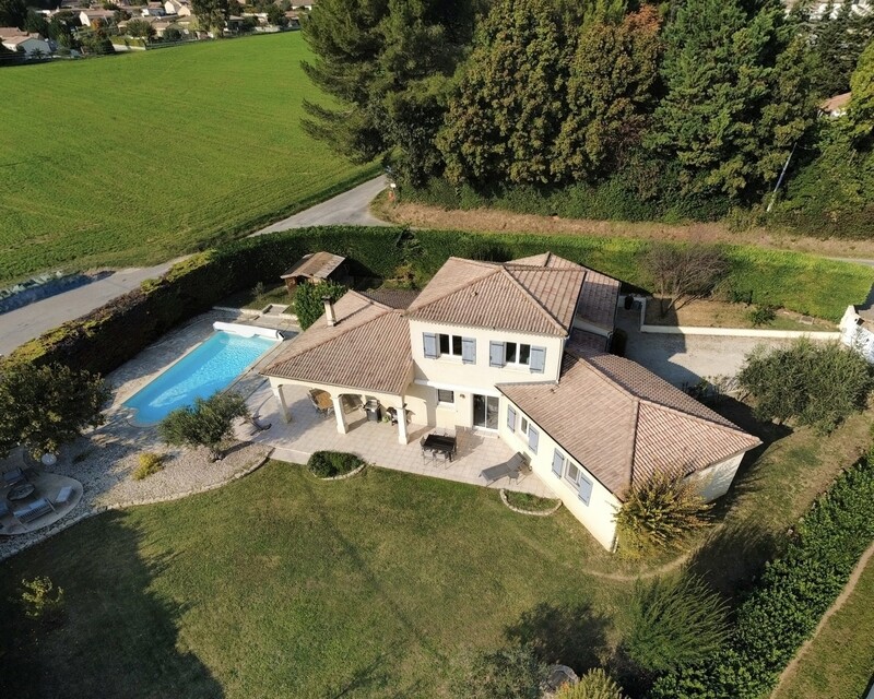 Saint-Marcel-lès-Sauzet, Maison provençale rénovée 140 M2 avec piscine - Dji fly 20251015 161804 163 1760538275593 pano optimized