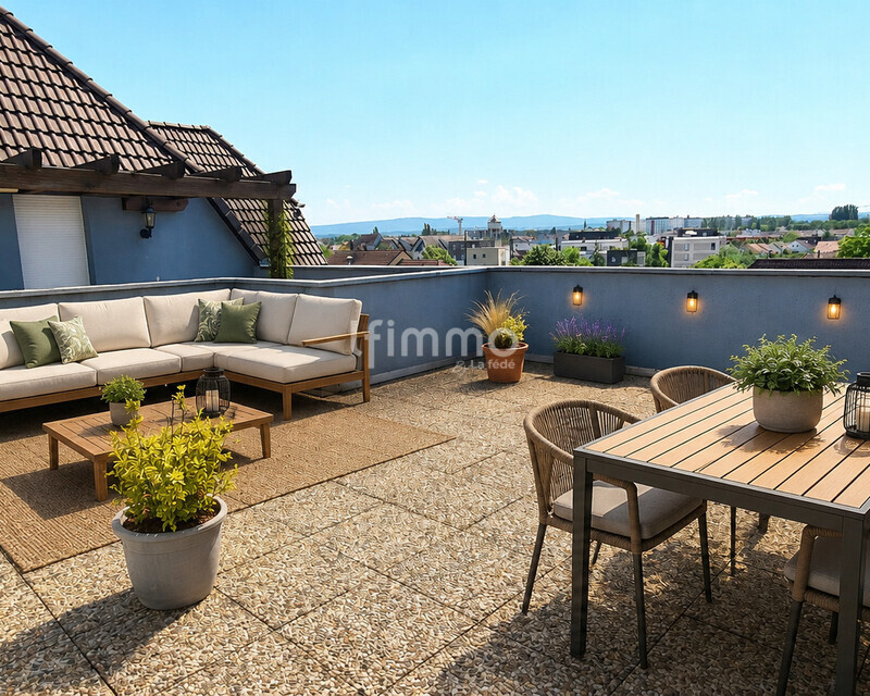 Duplex d'exception avec terrasse de 33 m2 aux portes de la Suisse - 5841d29e-48bc-4ecf-8931-eb4169690b17