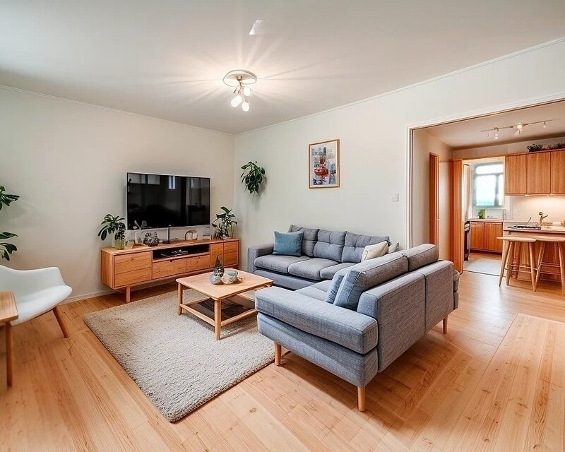 Appartement de 3 pièces - 2 chambres Cave et parking  - Img 6566