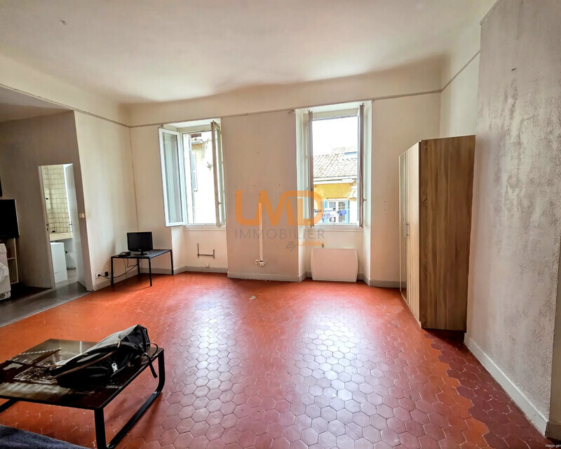Vente studio avec mezzanine - Pardigon - 13004 Marseille - Côté jardin