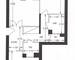 Chilly Mazarin / Appartement 2 pièces / Residence grand jardin - Plan F2