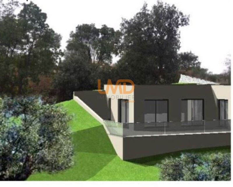 Terrain avec permis et fondations d'une maison - Projet  2 