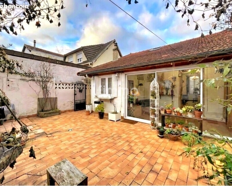 Bondy –Charmante maison 63 m² de plain-pied  Cour/jardin  - Image