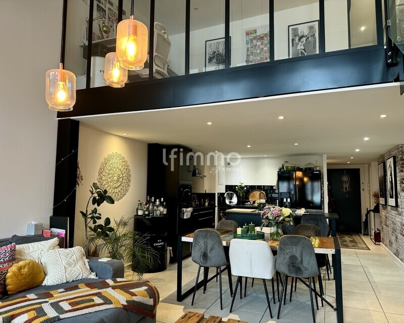 Loft en duplex à louer à Guebwiller - Séjour