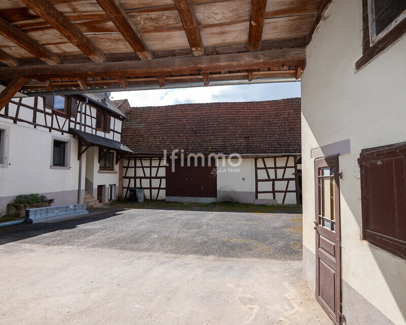 Val de Moder Corps de ferme Réel potentiel Garage - Entrée cour