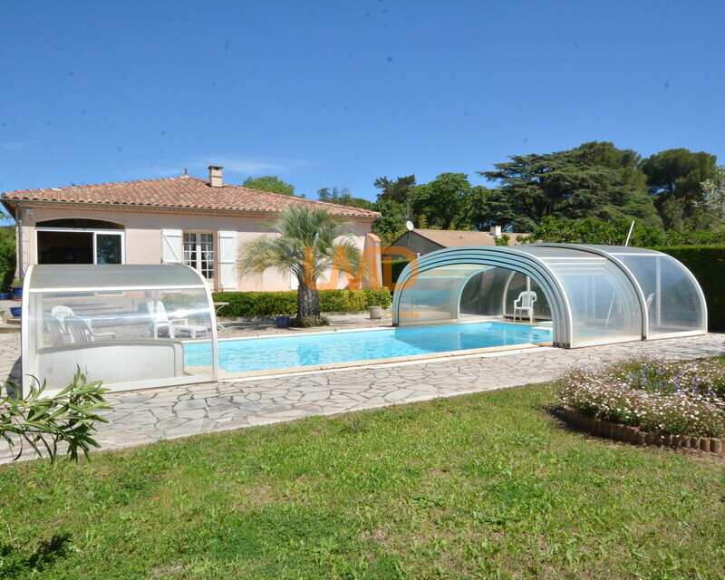 Villa plain-pied piscine double garage terrain 1700m2 - #acheterunemaisonàcongénies