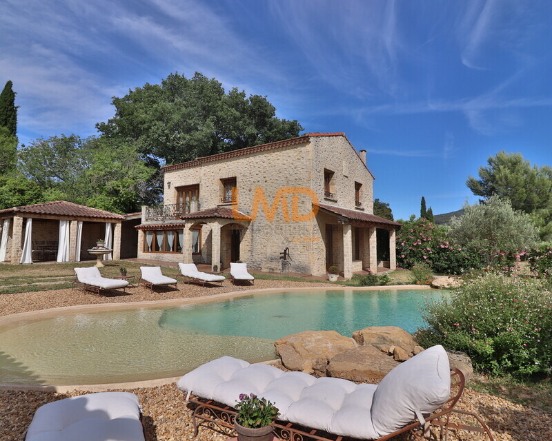 Maison de charme 4 chambres Terrain 2000m2 Piscine Calme Plein Sud - Img 4904