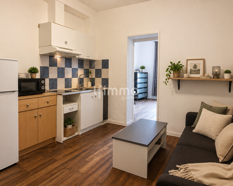 Appartement 2 pièces de 29 m² vendu loué – Idéal investisseur - Sejour revue