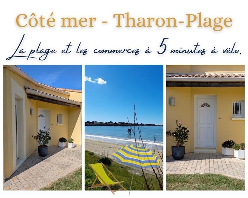 Tharon-Plage – maison de plain-pied, 113 m² - parcelle environ1000 m²