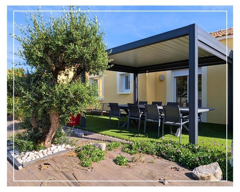Tharon-Plage – maison de plain-pied, 113 m² - Pergola récente alu - exposition OUEST/NORD/EST