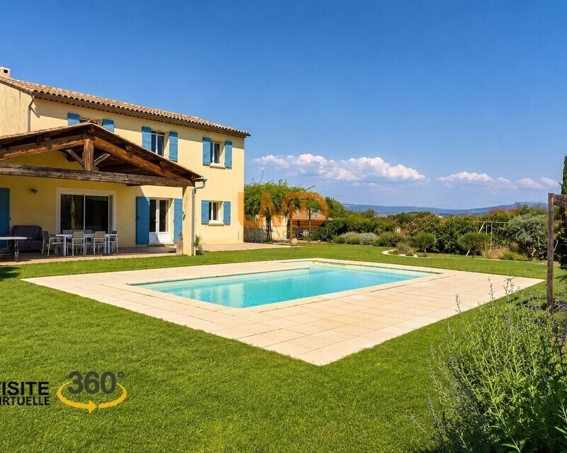 Belle propriété familiale avec piscine et vue sur le Luberon - Vitrine