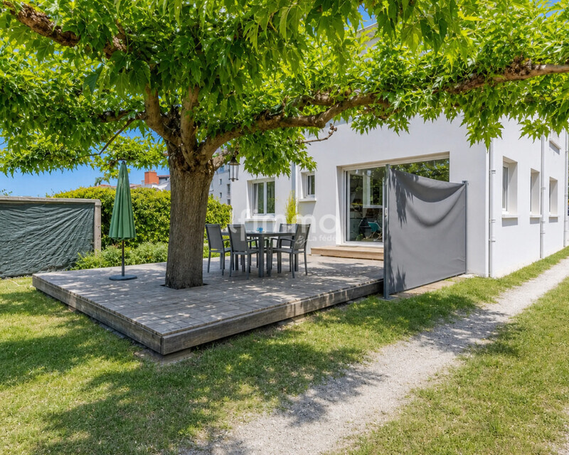 Cenon- Maison Familiale ou Double Logement, Jardin et Stationnement  - Jardin terrasse