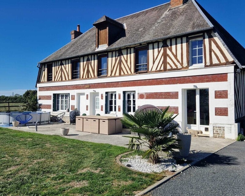 Propriété normande de 176 m² – 3 chambres –  - Facade sud 2
