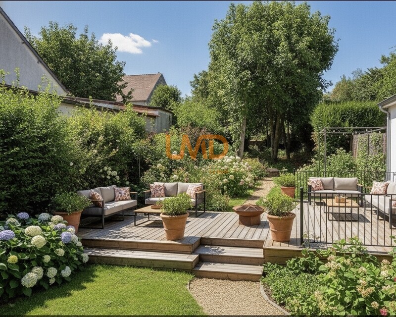 Maison familiale avec travaux centre Chennevieres limite Ormesson - Jardin 6