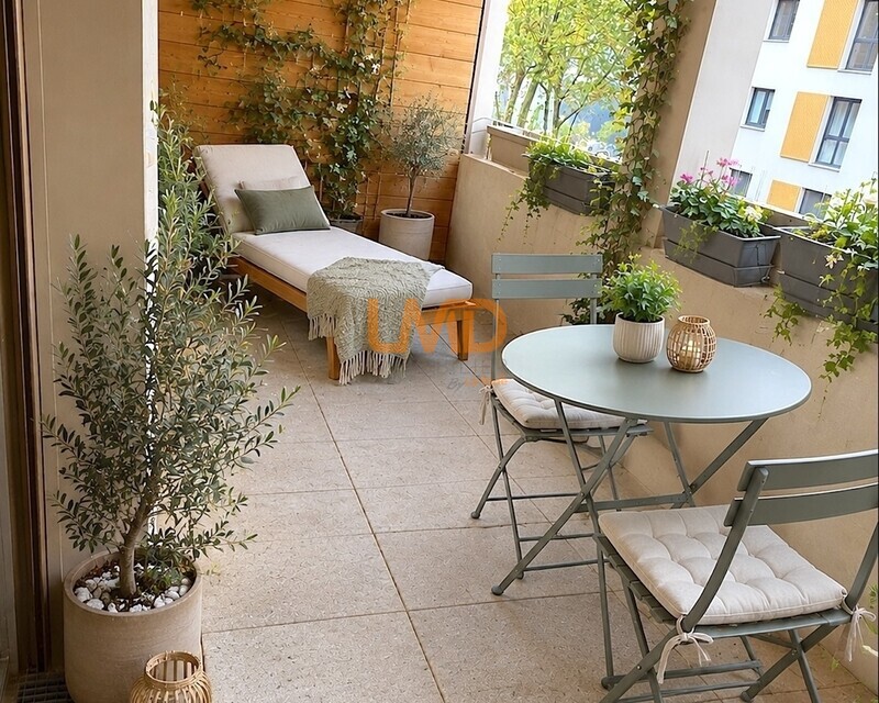 appartement dans résidence 2021 avec terrasse plein ouest - Terrasse 3